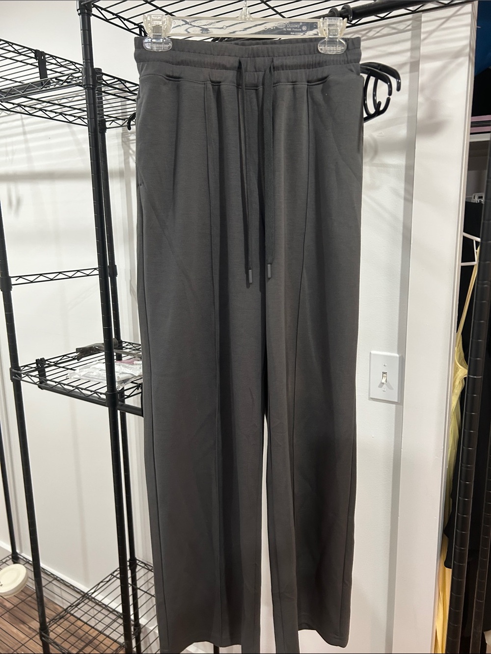 PINSPARK Wide Leg Sweatpants Women High Waisted Baggy Sweat Pants